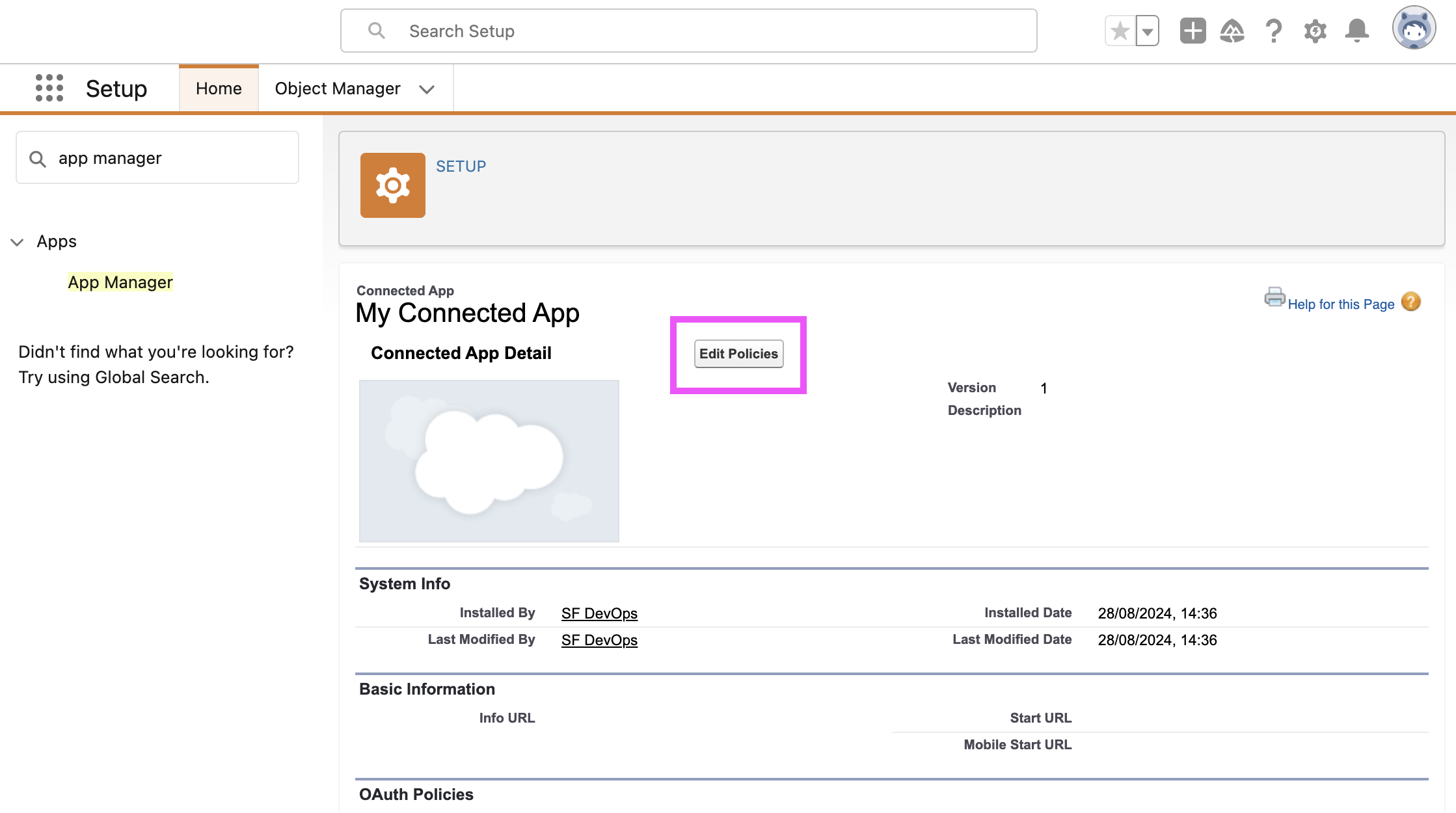 Creating the xAPI Actions Connected App - Globebyte Documentation