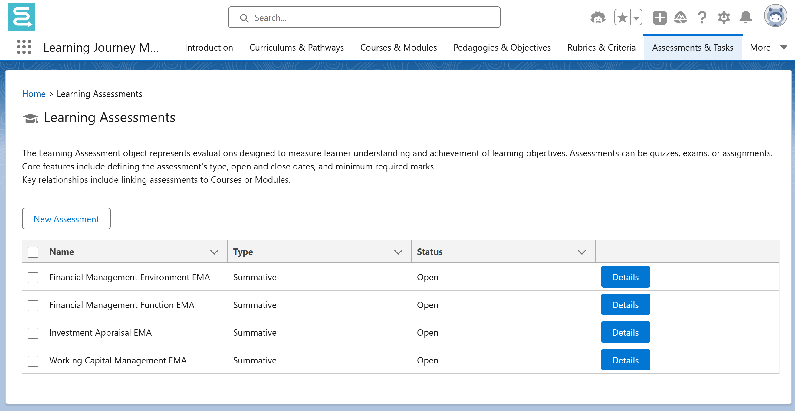 Assessments & Tasks - Globebyte Documentation