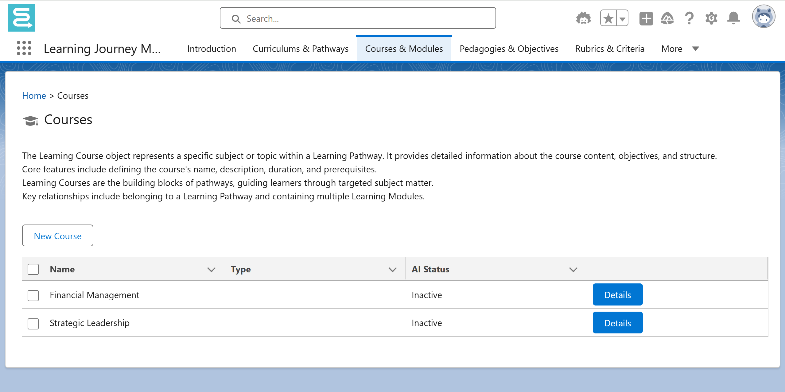 Courses & Modules - Globebyte Documentation