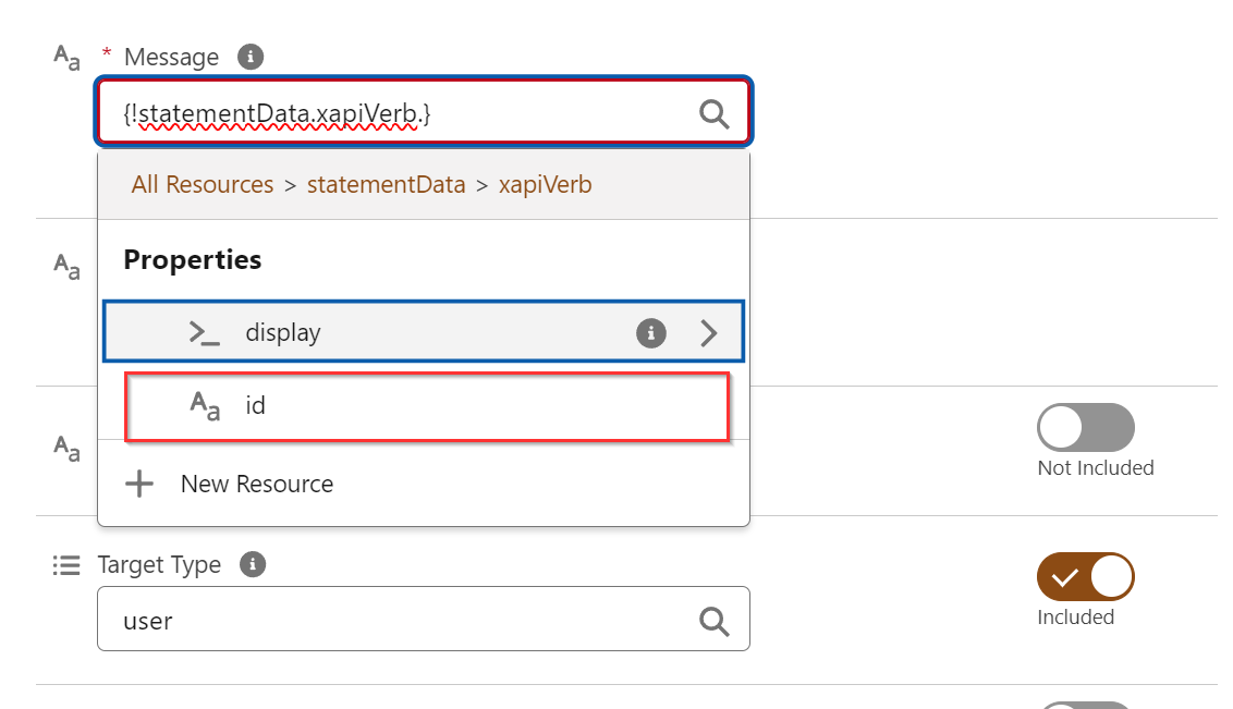 Creating your first xAPI Action Flow - Globebyte Documentation