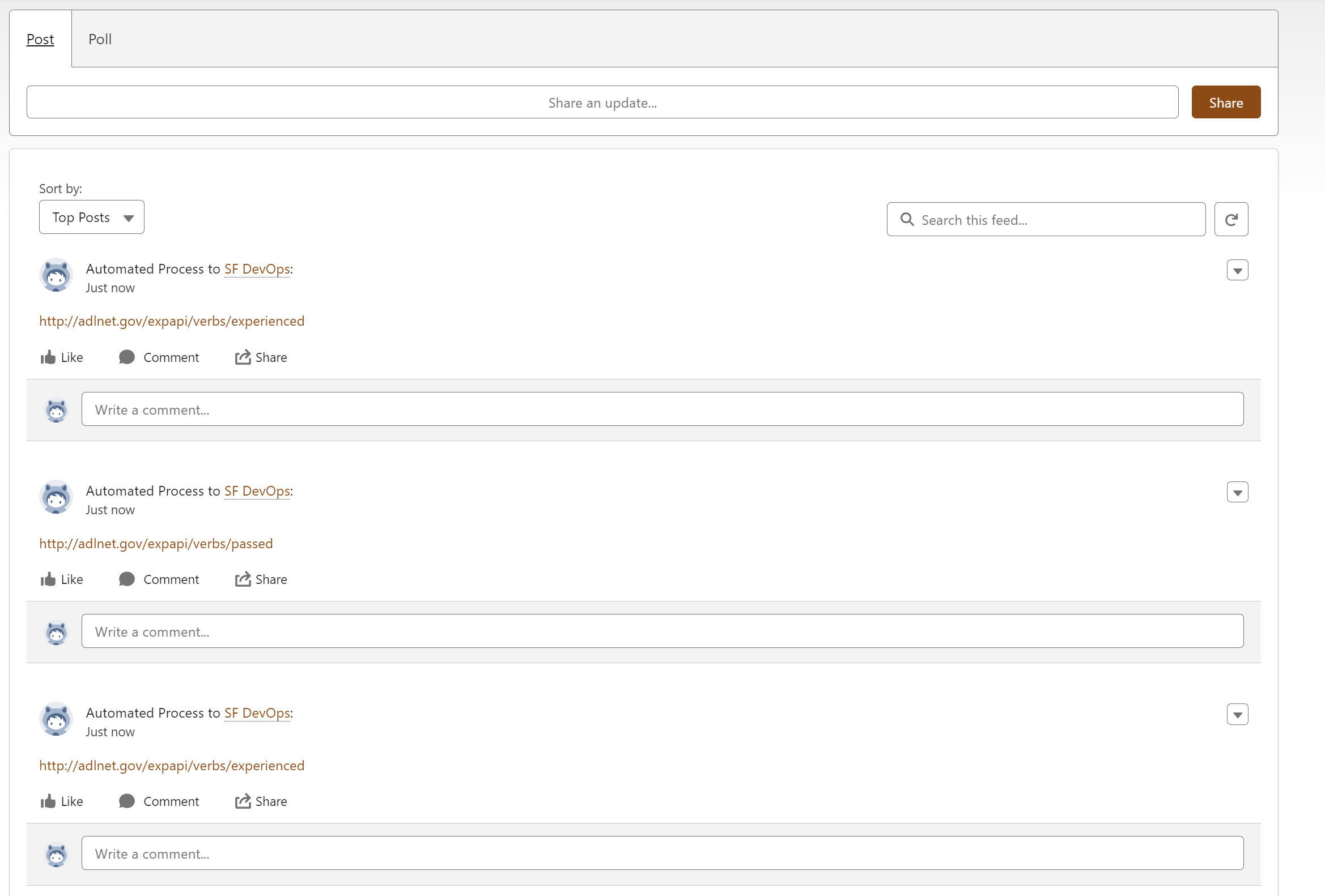 Creating your first xAPI Action Flow - Globebyte Documentation